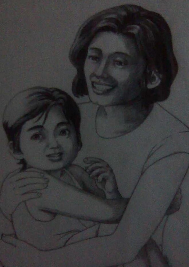 Mother & Child (Unfinished Attempt To Realism)