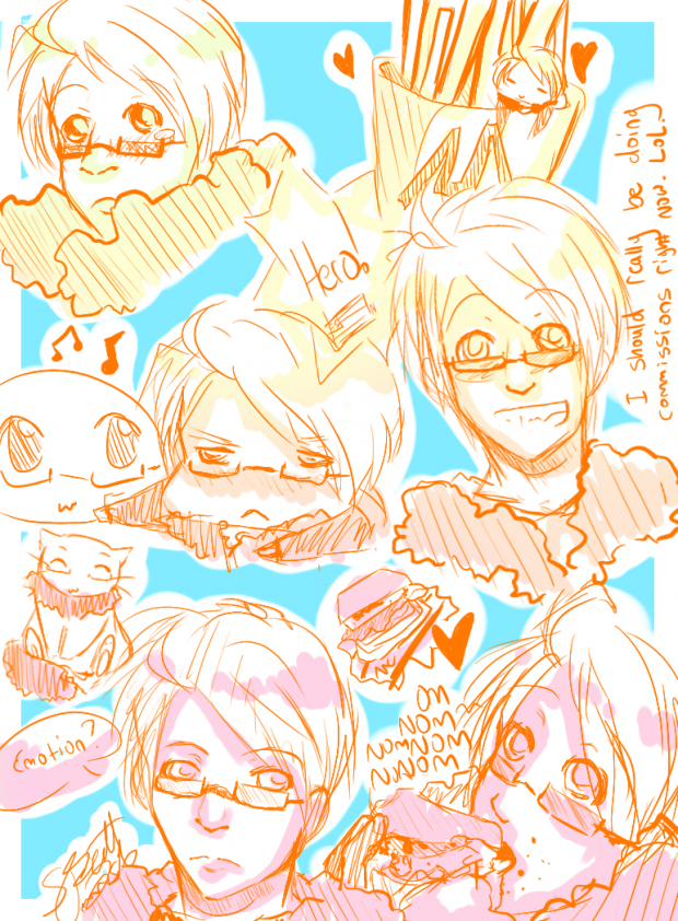 Alfred F. Jones Sketches