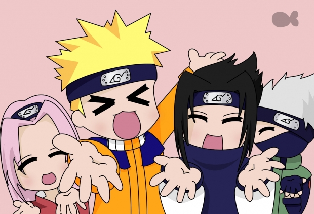Naruto Lucky Star style