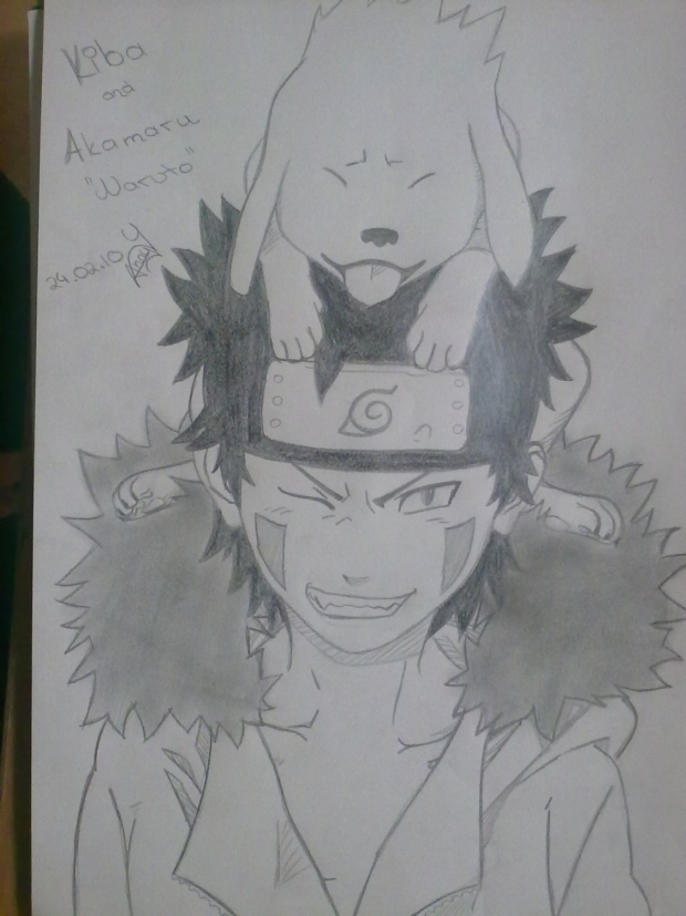 Kiba and Akamaru
