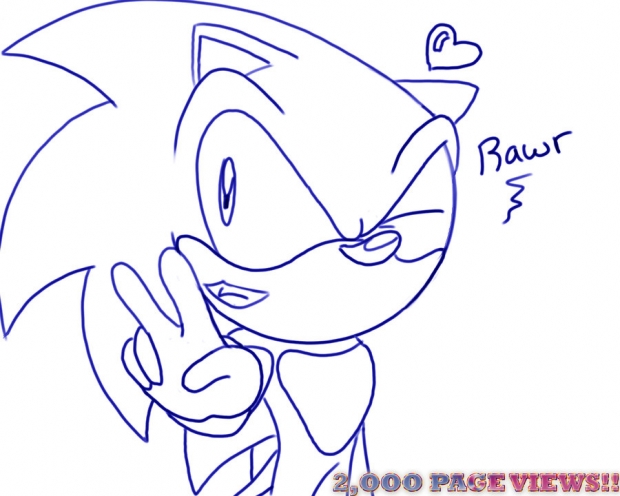 DeviantART "Rawr, says Sonic"