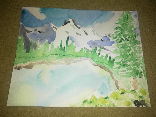 water color scene
