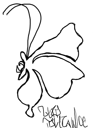Butterfly (uncolored)