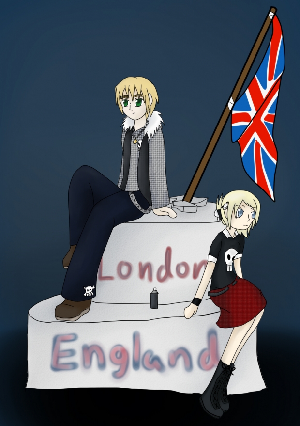Punk England and my OC, London