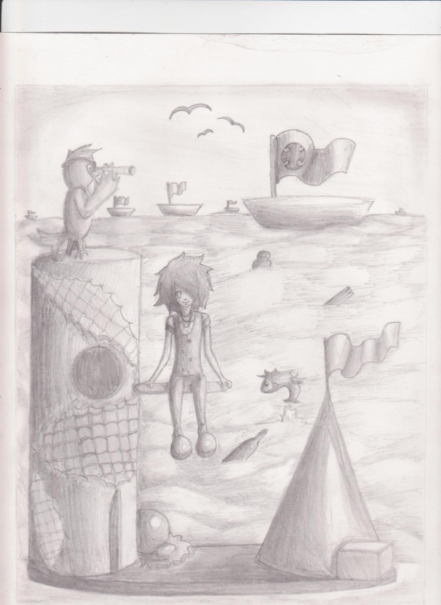 2008 (somewhat old) School Art Project  =D