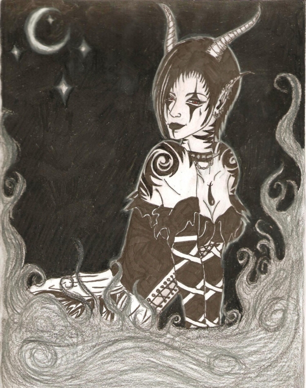 Dark Gothic Seductrice