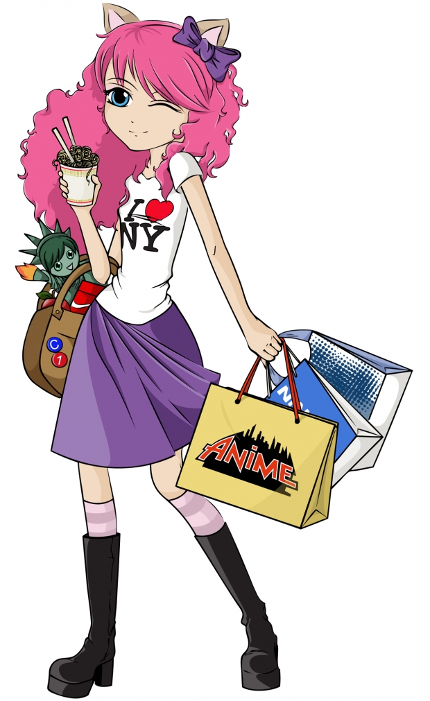 Nishiko-chan (NYAF mascot entry)