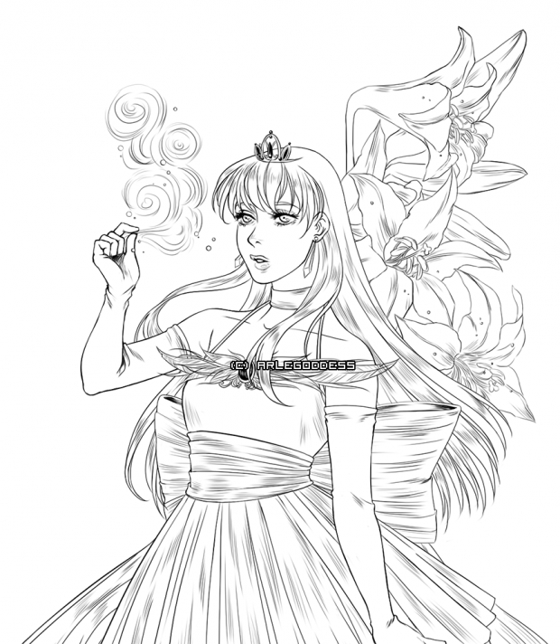 Inktober Day 4: Amia Folliot