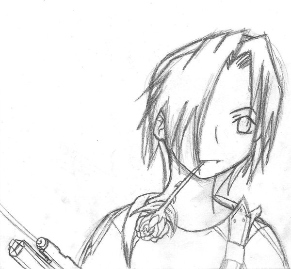 Leon S. Kennedy With A Rose