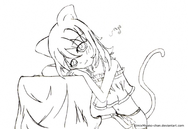 Neko-chan sketch