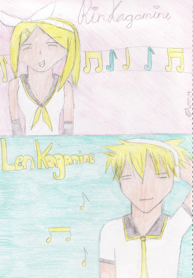 rin and len kagamine