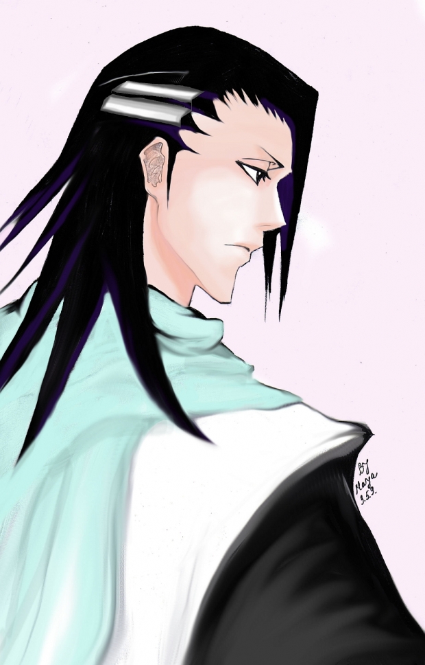 the 6th division captain Kuchiki Byakuya