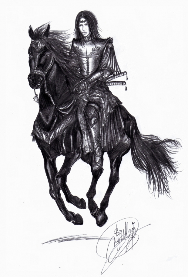 Black horseman - redone