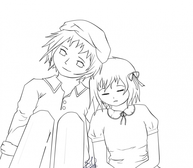 Summer Smile : LineArt