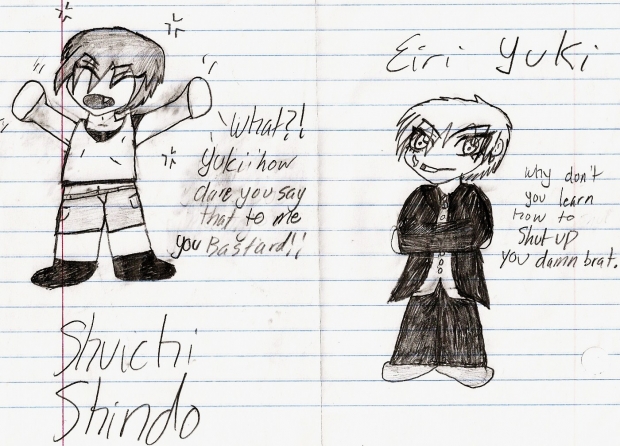 chibi yuki and shuichi