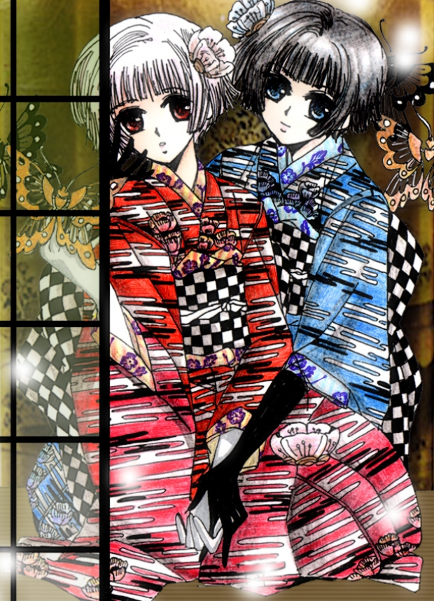 torque children: metallic butterflies