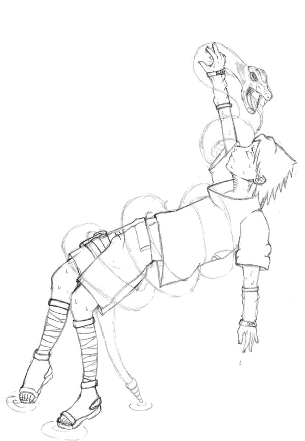 Sasuke w. Snake
