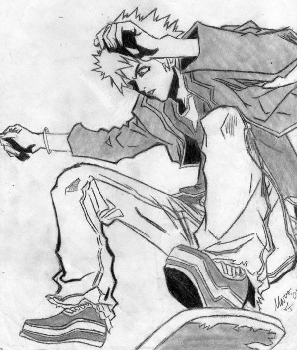 Kurosaki Ichigo skates