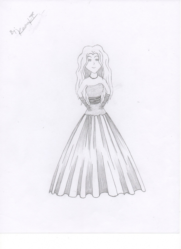 A Girl in a Prom Dress