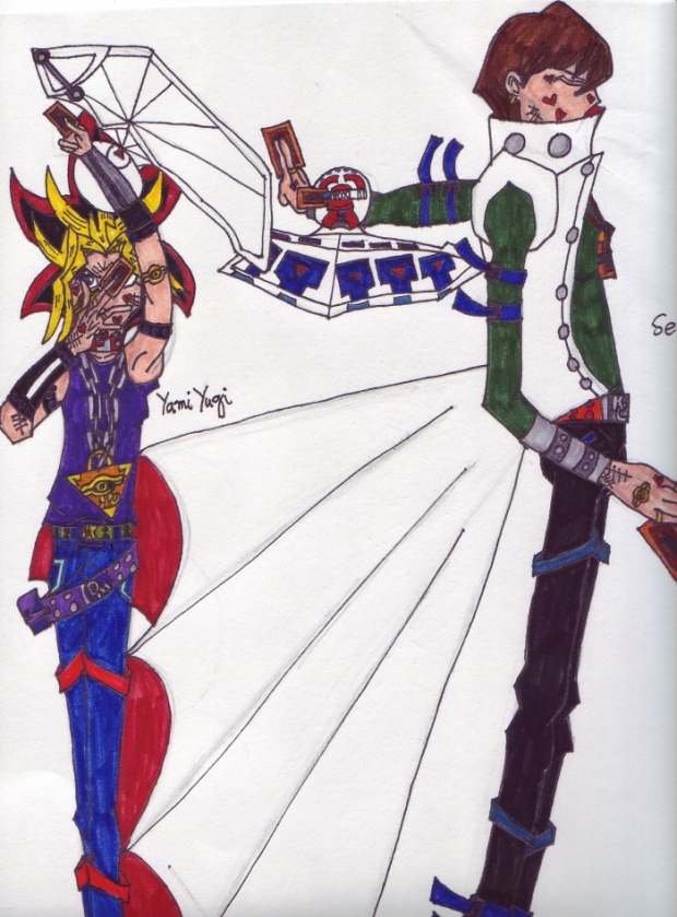 Yami Yugi & Kaiba, Reday To Duel!