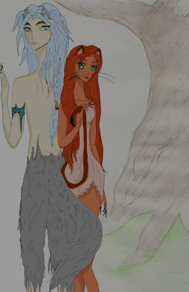 Werewolf and werecat