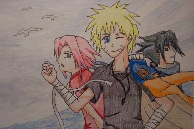 Naruto, Sakura, Sasuke