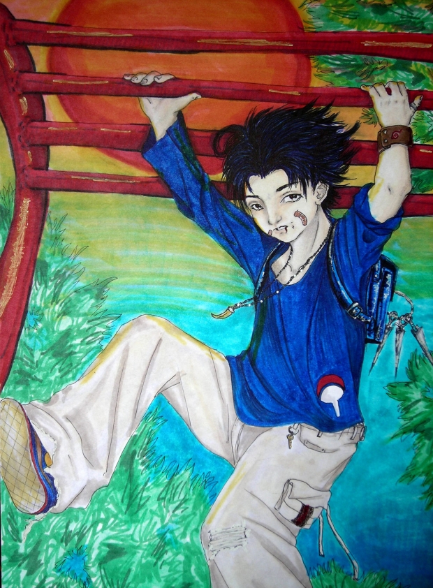 Middle school Sasuke