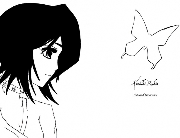 Kuchiki Rukia, Tortured Innocence - Black and White