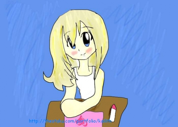 First Tablet Drawing!!!!- Namine Chibi