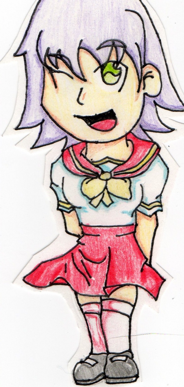 Chibi school girl