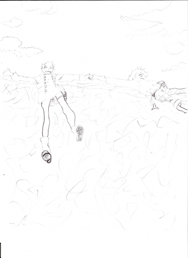 Falling through the sky