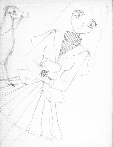 Amaye, Pencil Sketch