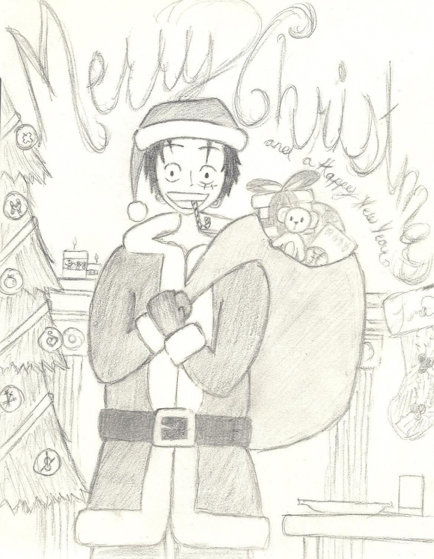 MERRY CHRISTMAS (Luffy)