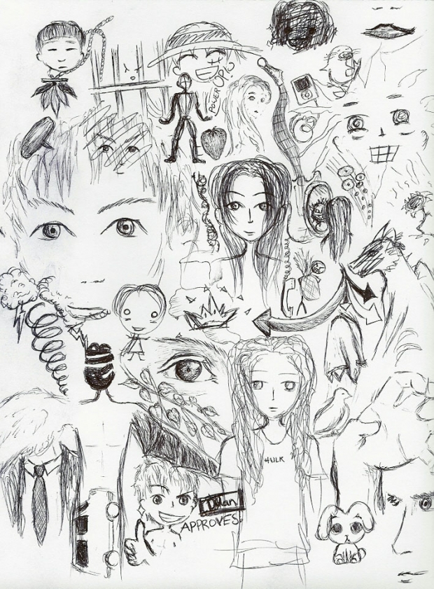 Hardcore Boredrom Doodles