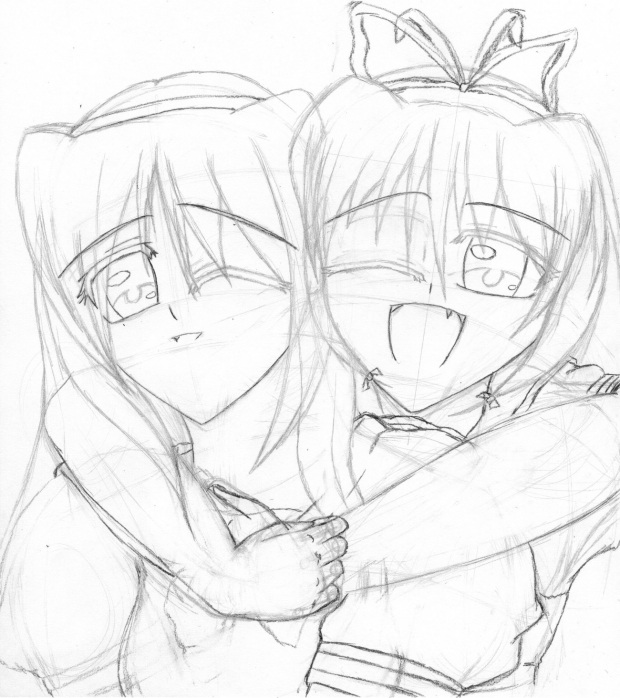 Kaho & Ai (sketch)
