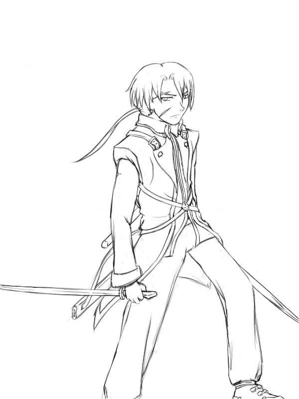 OC: Leon Crusade Digi Sketch