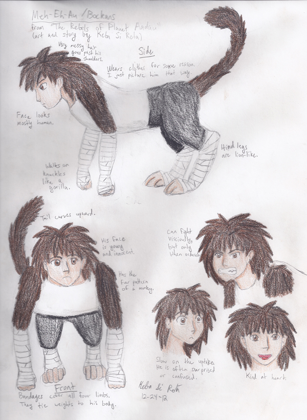 Character Design: Meh-Eh-Au