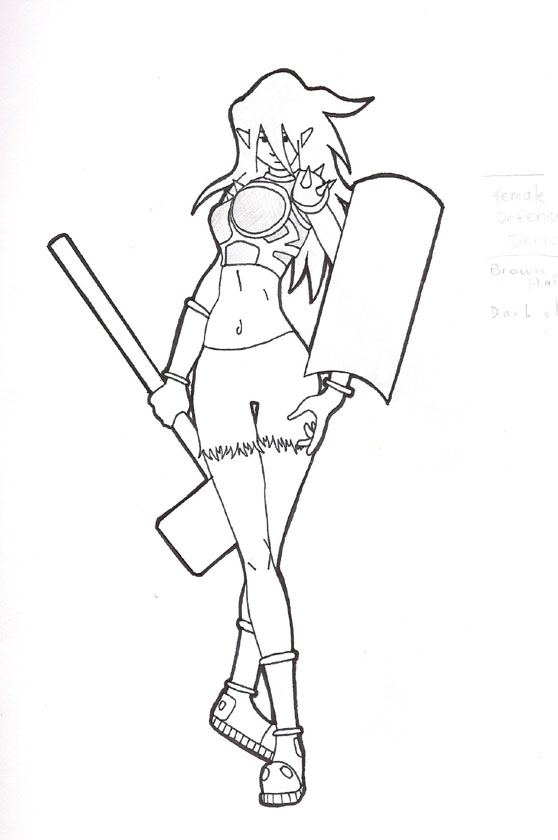 Female Defense Demon