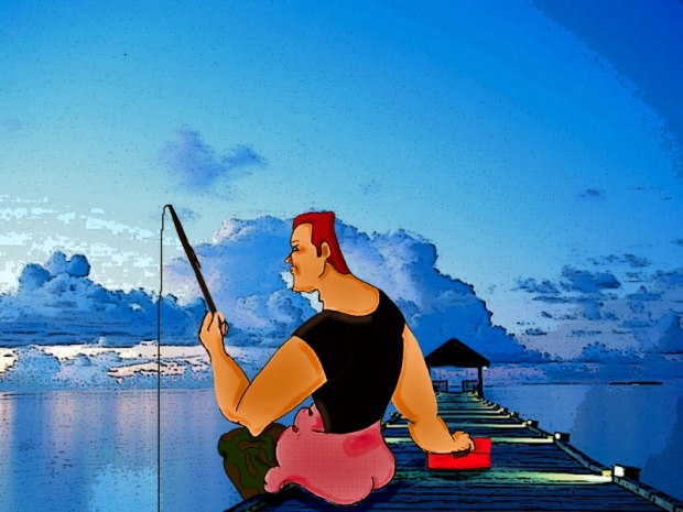 Srgt. Jaron Jay Rice Burrows Fishing