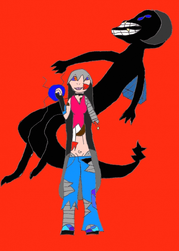 Jen and her... dragon?!