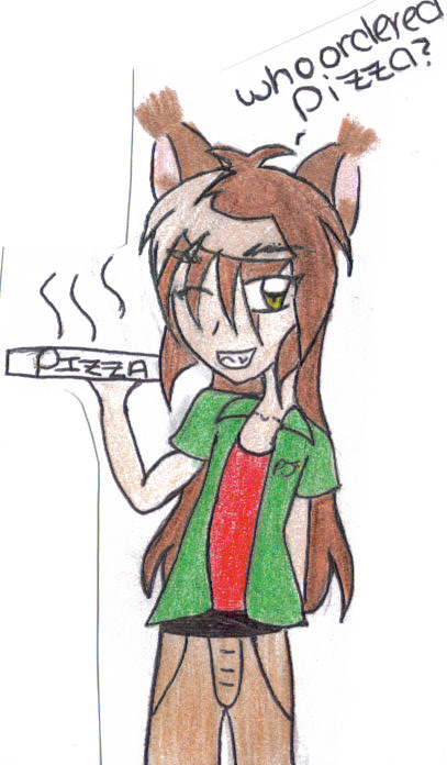 Kyar As The Pizza Man