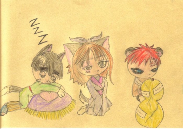 Kitty Lee, Wolf Kuri And Panda-chan