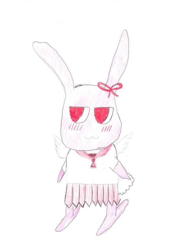 Meroko's high school uniform- bunny styled