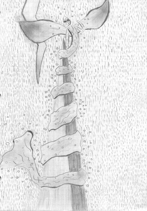 Winged Serpent in Mist