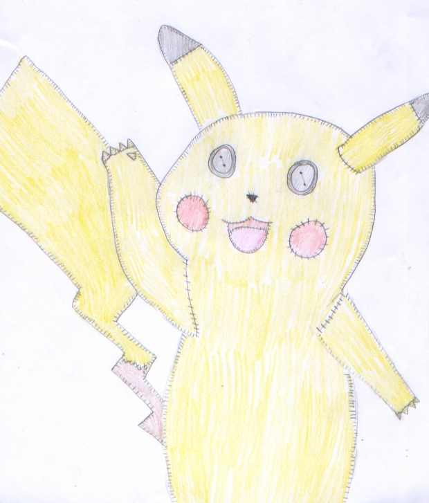 Pikachu plushie drawing prize
