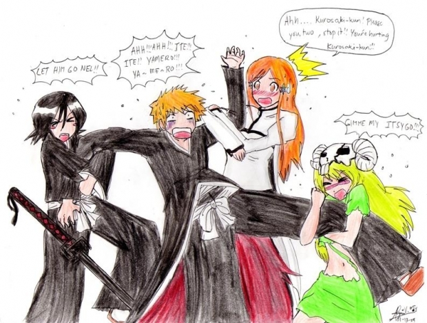 Ichigo should pick one soon... XD
