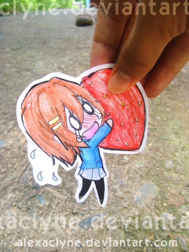 NUUU NOT MY STRAWBERRY!!!