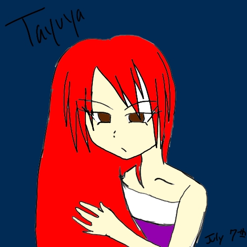 Tayuya Finishes Bathing