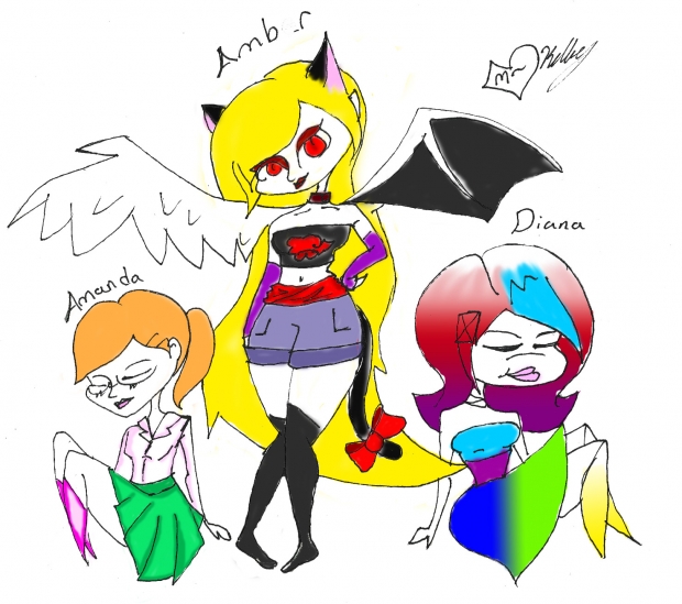 Amanda, Amber, Diana