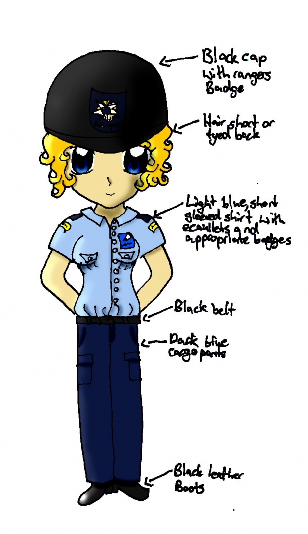 Police rangers uniform - Without jumper